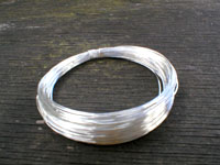 50 PACKS of: 20 Metre Coil 0.40mm Silver Plated Copper Wire NON TARN