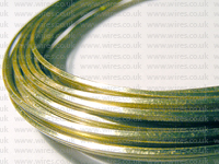 6mt 0.80mm SQUARE BRASS WIRE NON TARNISH