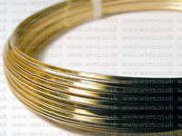 6m 0.8mm Square Gilt on Copper Wire