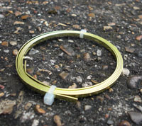 1mt 3mm X 0.75mm CHAMPAGNE COLOURED COPPER TAPE
