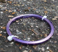 1mt 3mm X 0.75mm GRAPE COLOURED COPPER TAPE