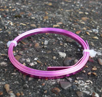 1mt 3mm X 0.75mm PINK COLOURED COPPER TAPE